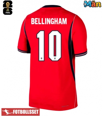England Jude Bellingham #10 Bortatröja VM 2026 Kortärmad